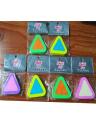 Eraser Triangle D-2011 (6pcs). 