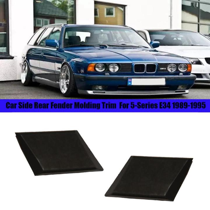 OYPFXMI-Car Side Rear Fender Molding Trim Fits for BMW 5-Series E34 1989-1995 51131934183 51131934184