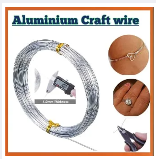 Aluminium Bendable Craft Wire for Making DIY Crafts 3 Meters Length 1 ...