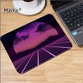 Maiya Funny Neon Retrowave Synthwave Digital Art Laptop Computer Mousepad Smooth Writing Pad Desktops Mate Gaming Mouse Pad. 