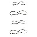 【Good-Love Store】Butterfly Bird Feather Tattoo Stickers Body Art Temporary Water Transfer Tattoo Flower Letter Waterproof Tattoos. 