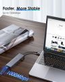 LENTION USB C Hub with Gigabit Ethernet Adapter, 4K HDMI, 3 USB 3.0 Dongle for 2023-2016 MacBook Pro 13/14/15/16, New Mac Air & Surface, Chromebook, More, Stable Driver Certified (CB-C25, Space Gray). 