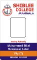 PVC Employee Card | Student Card | CNIC Duplicate | Bike Registration Duplicate  | Driving License Duplicate. 