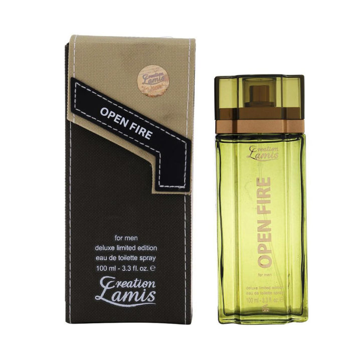 Creation Lamis Open Fire Perfume For Men - Eau de Toilette – 100 ml