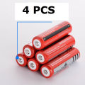 4pcs Rechargeable li-ion Cell Batteries 3.7v 4200 mah Cell 18650 UltraFiRE for Lights.. 