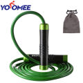 Yoomee Weighted Jump Rope - Heavy Jump Ropes with Adjustable Extra Thick Cable, Aluminum Silicone Grips Handles, High-Speed Ball Bearings, Premium Skipping Rope for Workouts Crossfit Home Fitness MMA & Gym. 