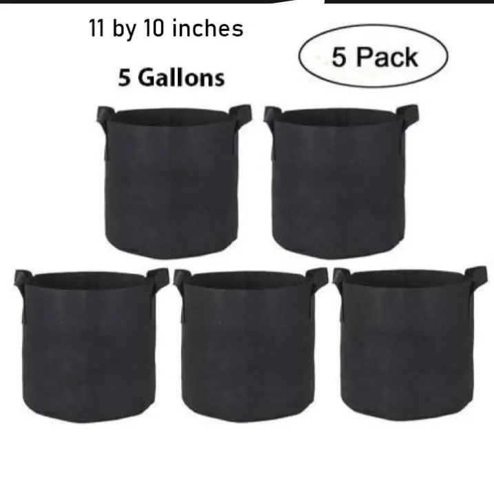Pack%20of%205%20Fabric%20Grow%20Bags%20-%205%20Gallons-%20Heavy%20Duty%20Thickened%20Nonwoven%20Fabric%20Pots%20by%20Victoria%20Store%20-%20Image%202