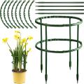 1/2/4Pcs 16/27Cm Plant Support Stand T-shaped Bracket Gardening Stand For Flowers Greenhouse Arrangement Rod Holder Garden Bonsai Tools. 