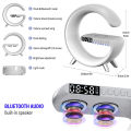 Wireless Charger - Speaker Bluetooth - Wireless Charger - Mini Speaker - Speaker - USB Speaker - Portable Speaker-Wireless Charger Alarm Clock Speaker APP Control for iPhone Samsung- Led Wireless Charging Speaker - Bluetooth Speaker With Rgb Light. 