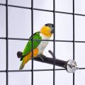 2 set Bird Perches Natural Wood Parrot Perch for Parakeet Cage Accessories Parakeet Toys for Parrots, Parakeets Cockatiels, Conures, Macaws, Love Birds, Finches. 