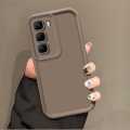Infinix Hot 50 / Hot 50 Pro / Hot 50 Pro Plus Back Cover Soft Matt Solid Color Liquid Silicon Anti Shock Design Camera Protection Phone Case. 