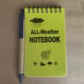 Lined Pages Pocket Notebook Rugged Small Size Waterproof Spiral Notebook Spiral Bound Top Spiral Mini Notepad for Outdoor Home. 