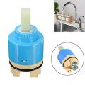 Tap Cartridge Ceramic Disc Cartridge Valve for Single Lever Mono bloc Bathroom or Kitchen Mixer Taps (B-Type 40 mm). 