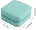 Travel Jewelry Case, Large Capacity Portable Small Jewellery Box, Mini Jewellery Travel Case with Zipper, Travel Jewelry Organizer for Earrings Rings Necklaces Etc, Great Gift for Women. 