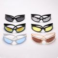 Trendy Millennium Sport Y2K Sunglasses Women Moon Sun Glasses Fashion Future Technology Sense 2000S 90S Aesthetic Eyewear. 