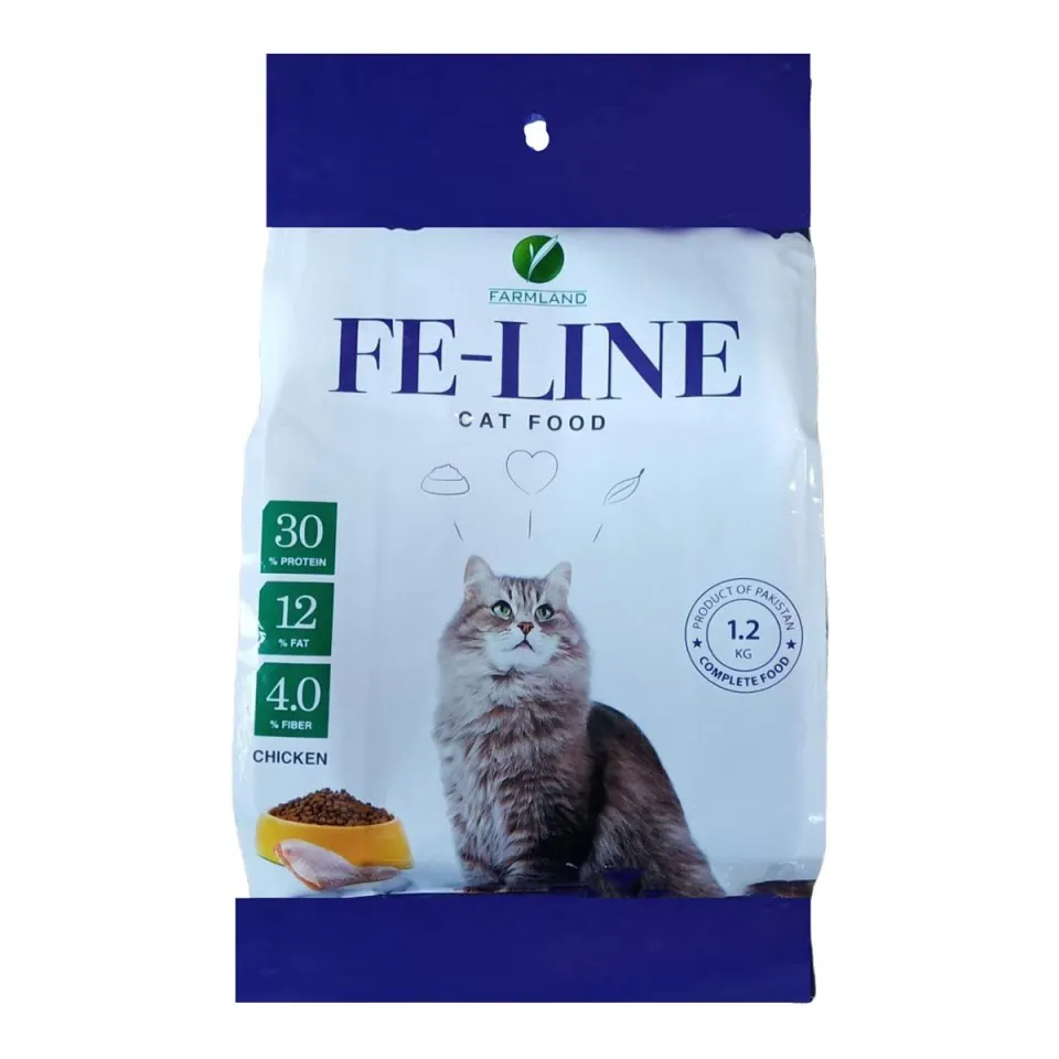 Feline Cat Food 1.2 kg Protein 30 Fat 12 Daraz.pk