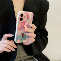 Fashion luxury LV butterfly with stand, easy to carry Case for IPhone16 Pro max 15 Pro14 13 12 11 XS max XR X girl style 8 plus 7plus soft cover. 