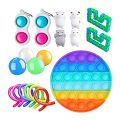 Fidget Toys Pack Anti Stress Popitte Dimple Toys For Children Adult Autism Popite Fidget Toy Cute Toys Kawaii Gourd. 