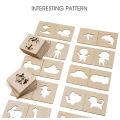 Dotz Brand Baby Toys School Paint Tools Educational Coloring Book Paint Learning Coloring Board Drawing Board Wooden Drawing Toys. 