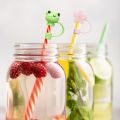 Cartoon Silicone Dust-proof Splash Proof Straw Sealing 6-8mm Straw Plug Plugs Cover Straw Tips Cup Accessories. 