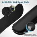 Gel Memory Foam Set Keyboard Wrist Rest Pad, Mouse Wrist Cushion Support for Office, Lightweight,Black. 