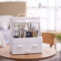 [Ready Stock] Cosmetic Makeup Organizer Display Table Storage Box with Drawers Lipsticks Holder Desktop Sundry Storage Case Cosmetic Drawer By MZ Traders. 