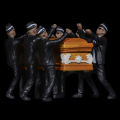 1/64 Ghana Funeral Coffin Dancing Pallbearer Team Model Action Figure Decoration. 
