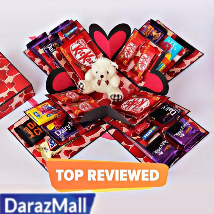 Teddy Chocolate Gift Box for Birthday and Anniversary