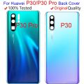 Original For Huawei P30 Pro Battery Cover Rear Glass Door Housing For Huawei P30Pro Battery Cover For Huawei P30 Battery Cover. 