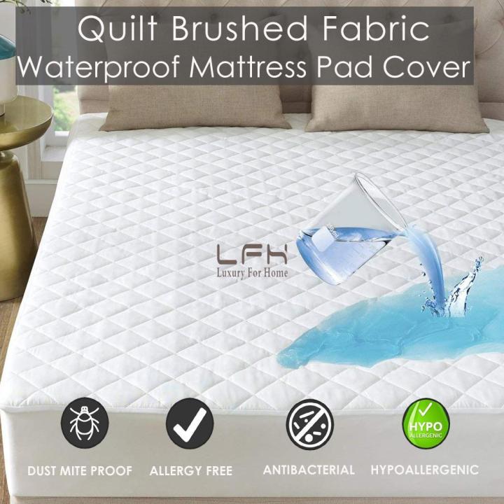 Quilted Waterproof Mattress Covers All Sizes