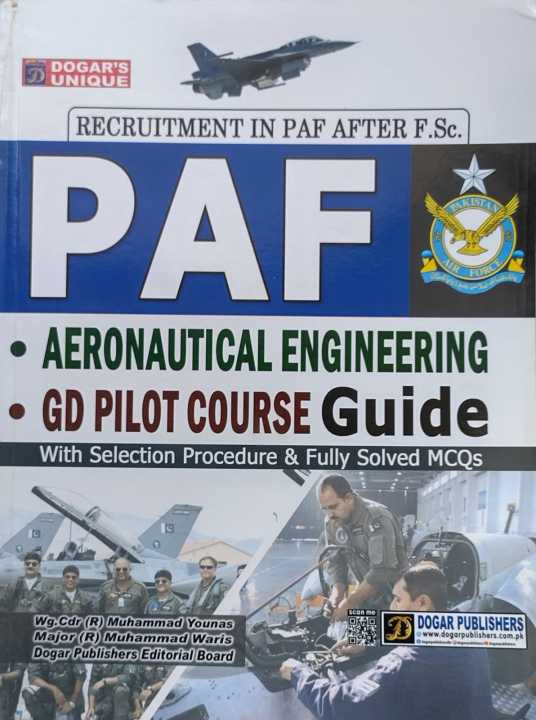 Dogar PAF Guide Book for Aeronautical Engineering & GD Pilot Course  Comprehensive Exam Preparation