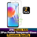 ZTE Blade A52 Glass Protector Polish Screen Tempered For ZTE Blade A52 - 2Pcs. 