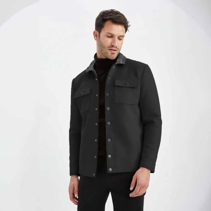 ELO - Polo Republica Men's Inner Fur Jacket for Men