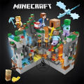 Minecraft Building Blocks Set For Kids With LED Lights 340 Pcs – No.10003 – For Ages 6+. 