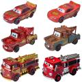 Disney Pixar Cars 3 Lightning McQueen Rust-Eze Mater 1:55 Diecast Metal Alloy Car Model Toys For Boys Birthday's Gift. 