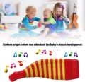Clatter Pillar musical Wood Sounder, Tooth Wood Type Sounder Percussion Orff Musical Instrument Castanets Clapper for Kids Toddlers Early Education (red) Other Children'S Outdoor Toys. 