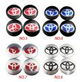 4pcs 56mm Toyota TRD VXR Car Wheel Center Hub Cap Sticker Auto Tire Emblem Badge Decal. 