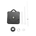 2 Pack Replacement Wall Clock Parts Pendulum Movement Mechanism Quartz Clock with Hands & Fittings Kit(Black+White). 