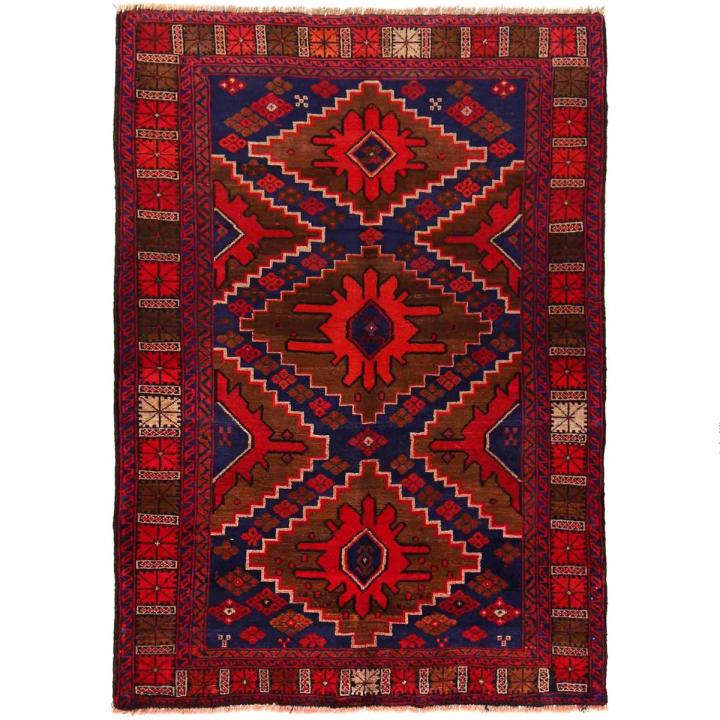 Beautiful Handmade Pure Wool Nomad People Living Room Kaleen  4'3 x 6'1 (ft)  #R19938