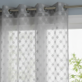 Premium Sheer Net Curtains for Windows & Doors | Classic Embroidered Look | Light Filtering and Easy to Install. 
