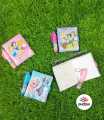 Colorful Mini Diary For Kids-Disney Princess Edition Mini Autograph Notepad/Small Diary With Princess Theme Ballpoint,Button Lock Lockable Mini Diary For Girls-E005. 