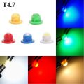 10pcs B8.5D T3 T4.2 T4.7 car LED car Dashboard Instrument Cluster Light Car Panel Gauge Dash Bulb blue red green yellow. 