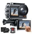 Campark X40 4K 30FPS Action Camera 20MP Sports Camera 131 Ft Waterproof Underwater Camera WiFi Vlog Camera EIS 4.0 Zoom Support External Mic Remote Control. 