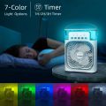Portable Air Conditioners - Small Portable AC Quiet Personal Air Cooler, USB Powered Mini Desktop Cooling Misting Fan. 