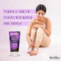 Foot Care Cream | Anti-crack | Natural Blend of Cocoa Butter and Shea Butter | Grape seed Oil softens the skin & Peppermint allows you relaxation | Prevents Dryness and Regenerates dead cells | 100ml Tube | Natural Product By Herbion. 