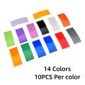 140Pcs 18650 Battery Wrap Sleeve Heat Shrink Shrinkable Tube Insulated Multicolor Battery Skin PVC FilmTape Protector Cover Pipe. 
