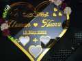 SK Customized Nikkah Thumb Frame wedding made of Certificate Finger Print anniversary wishes. 