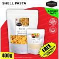 Pasta Shell 400G (Free Chicken Maza ). 