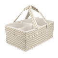 Baby Diaper Caddy Organizer and portable storage box can be used as foldable toy basket – Diaper Caddy Organizer for Changing Table and Car Organizer for Newborn Essentials. 