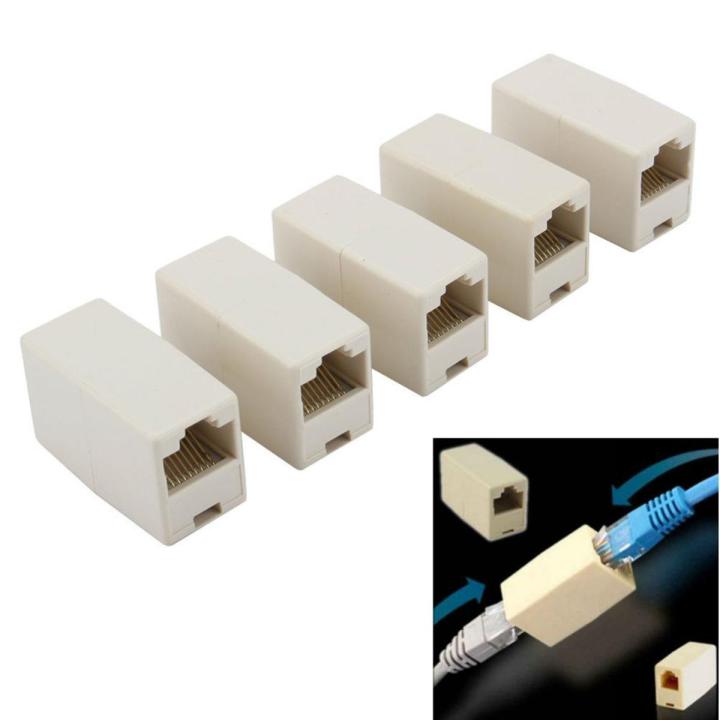 Pack RJ45 Coupler Female to Female Cord Connectors Newtwork